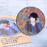 TNT Teens In Times Liu Yaowen Explorer Metal Badge Brooch Pin Ornament Home Decor Pendant Fans Collection Gift Fashion Brooches Pins