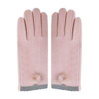 hotx【DT】 Womens  Gloves Warm Student De Thin Layer Driving