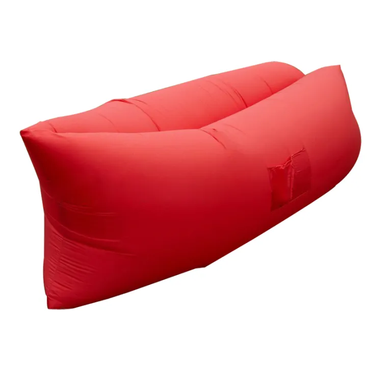 Inflatable Outdoor Sleeping Sofa Banana Portable Air Bed Hangout