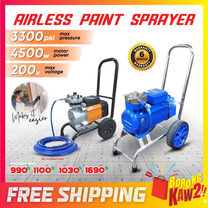 Airless Paint Spray Machine Electric High Pressure Stainless Steel Pump