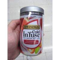 New Arrival ?Twinings Cold In Fuse เครื่องดื่ม กระเจี๊ยบ ผสม โรสฮิป และบีทรูท กลิ่นเเตงโม สตรอเบอร์รี่ และ มิ้นท์ 30 กรัม