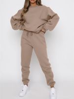 【DT】hot！ Piece Tracksuits Sleeve O Neck Shirt   Pants Set Conjunto Femenino Ensemble 2 pièces été