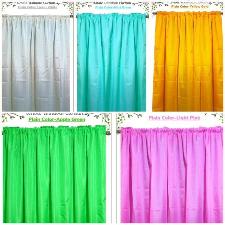 🌟 Plain Non Ring Curtain's 60 x72 inches Available all Colors 🌟🌟 ...