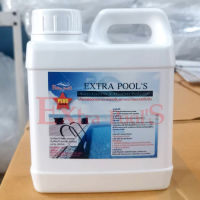 Extra Pools น้ำยาเร่งตะกอนและปรับน้ำใส *สูตรเข้มข้น Water Clarifier Plus บรรจุ 1 ลิตร/แกลลอน