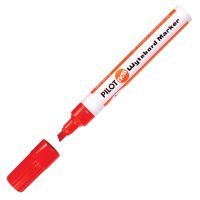 ปากกาไวท์บอร์ด PILOT หัวกลม แดง (x12)