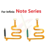 สแกนลายนิ้วมือเซ็นเซอร์ลายนิ้วมือสำหรับ Infinix Note 10 7 8 8i ศูนย์ X NEO X690 X692 X693เปิดปิดไฟปุ่ม Flex