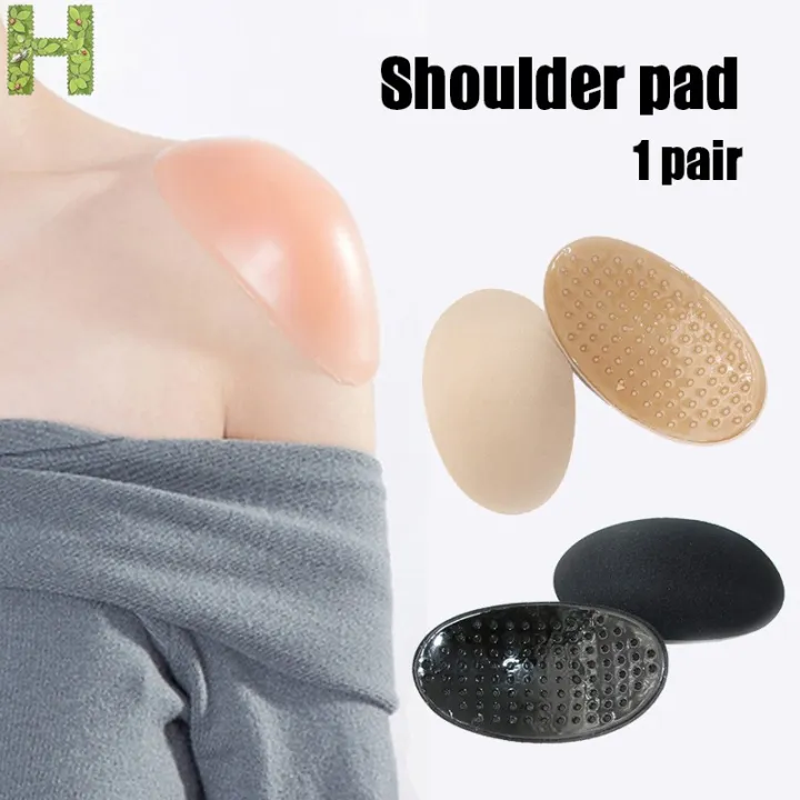 Self Adhesive Shoulder Pads Women Men Soft Silicone Foam Shoulder Pads