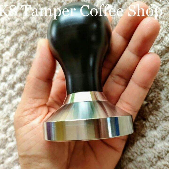 ด้ามกดกาแฟ-tamper-coffee-by-ksขนาดเส้นผ่านศูนย์กลาง51-53-54-57-58-58-5มม-ผลิตจากวัสดุสแตนเลสแท้304