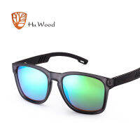 HU WOOD Brand Design Polarized Sunglass Skateboard Wood Sunglasses For Men Women Lenses Driving gafas de sol mujer GR8011