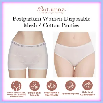 Women's Travel Supplies Disposable Underwear for Pregnant Women Before and  After Childbirth Disposable Sterile Triangle Pants