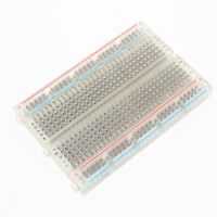 【YD】 1 Pcs New 400 Tie Points Solderless PCB Breadboard Test Protoboard Bread Board for Bus Circuit