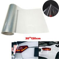 30 * 120 Cm Car Light Stickers Glossy Clear Transparent Tint Headlights Film Fog Taillight Vinyl Wrap Cover Sticker Bumper Stickers Decals Magnets