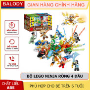 Bộ xếp hình lego Ninja rồng 4 đầu 8 trong 1 chính hãng Balody