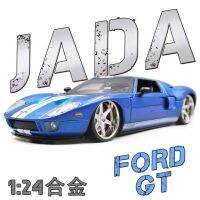 1:24 Fast And Furious รถยนต์ FORD GT รุ่นสะสมจำลองรถโมเดลงานแม่พิมพ์โลหะ Kids Toys J41ของขวัญ