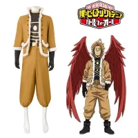 ﺴ ชุดเครื่องแต่งกายคอสเพลย์ My Hero Academia Hawks สําหรับคู่รักหนังสือการ์ตูน