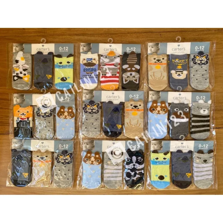 3 pairs baby socks for newborn Lazada PH