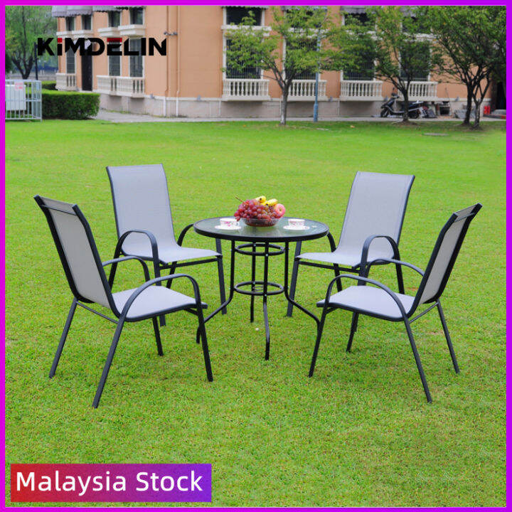 【READY STOCK】Outdoor Furniture Outdoor Chairs Indoor Balcony Luxury
