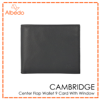 กระเป๋าสตางค์/กระเป๋าใส่บัตร ALBEDO CENTER FLAP WALLET 9 CARD WITH WINDOW รุ่น CAMBRIDGE-CB03699/CB03679