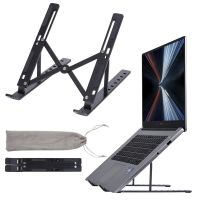 Aluminium Alloy Portable Laptop Stand Support Base Notebook Stand For Macbook Pro Lapdesk Computer Laptop Holder Cooling Bracket Laptop Stands