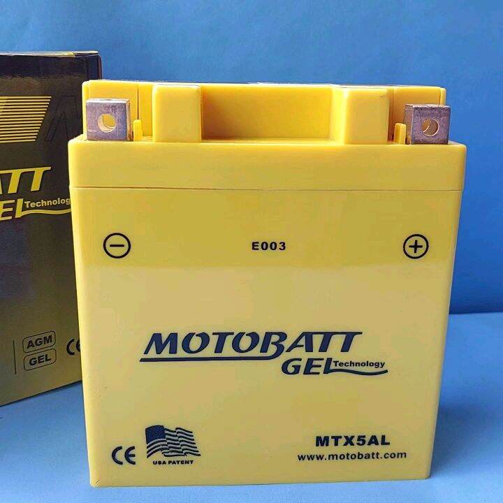 Aki Motor Suzuki Smash, Shogun 110, Bravo, MOTOBATT MTX5AL GE ACCU