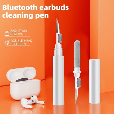 Bluetooth Earbuds Cleaning Pen for Airpods Pro 2 Double-Head Earphones Case Cleaner Kit Clean Brush for Xiaomi Airdots 3 Lenovo