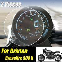 อุปกรณ์เสริมรถจักรยานยนต์2ชิ้น,จอฟิล์มป้องกันรอยขีดข่วนสำหรับ Brixton Crossfire 500 X 500X