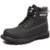 Caterpillar Men‘s Boots รองเท้าบูทย้อนยุค หนังวัว รองเท้าบูทมาร์ติน รองเท้าบู้ททำงานส้นเตี้ย