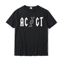 AC GT Biology Science Funny T-Shirt Tees Popular Comfortable Cotton Adult T Shirts Simple Style