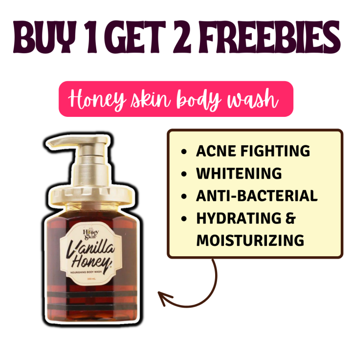 Vanilla Honey Body Wash by Honey Skin Lazada PH