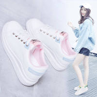 TOFASHIONS Kasut Perempuan Murah Dan Cantik White Women Shoes Fashion Sneakers OEM Retro Casual Print Korean Style On Sale Student Canvas Sneakers High-Quality Shoes Sports 21092510