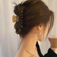 Ladys Back Shark Clip Hollow Out All-Match Hair Accessories Girl Claw Clip Strong Hold Tortoise Shell Clips Beauty Accessory-TIOH MALL