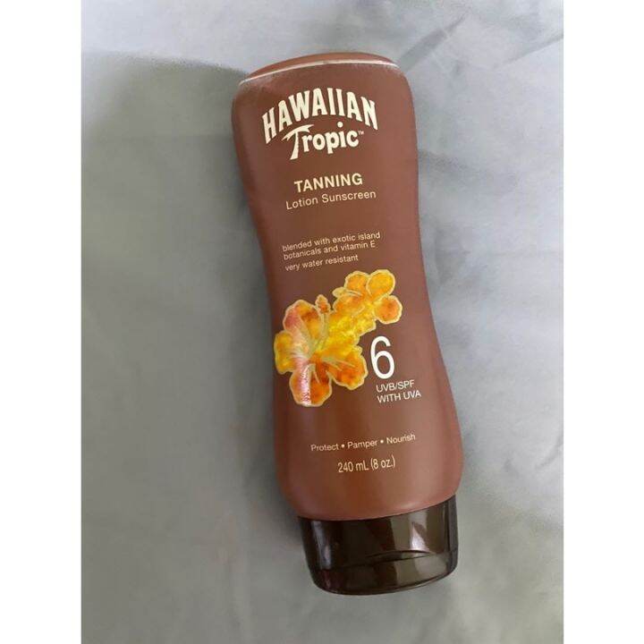 Hawaiian Tropic Tanning Lotion SPF 6 sunscreen Lazada PH