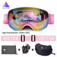 OTG Characterist Print Strap Ski Goggles Snow Glasses Men Skibrille Anti-fog Snowboard Skiing Women Sunglasses Outdoor Sport