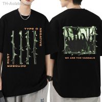 Aolzbiip49h ประเภทOลบตุลาคมสนิมเสื้อยืดGothic Metal Band Tเสื้อฤดูร้อนผู้ชายผ้าฝ้ายขนาดใหญ่VINTAGEแขนสั้นเสื้อยืด