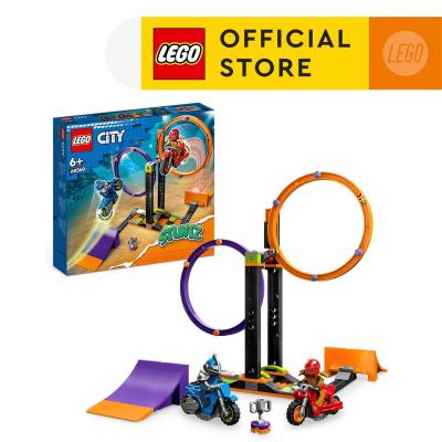 LEGO City 60360 Spinning Stunt Challenge Building Toy Set (117 Pieces)