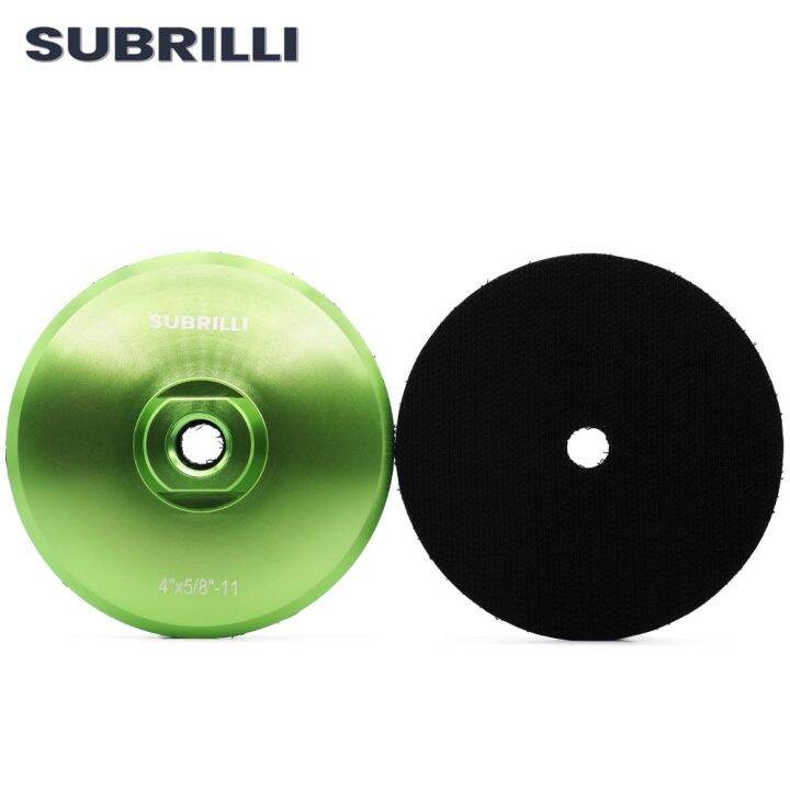 subrilli-4-aluminum-backer-pad-top-quality-backing-holder-for-diamond-polishing-pad-hook-loop-back-up-pad-polish-bonnet-100mm