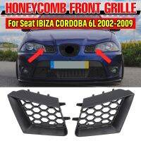 2Pcs Honeycomb Front Upper Bumper-Hood Kidney Grille Radiator Grill Racing-Grilles เหมาะสำหรับที่นั่ง9182921น้ำหนักเบา