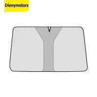 สะท้อนแสง UV ร่มกันแดดหน้าต่างป้องกันรังสีอินฟราเรดกระจกบังลมรถพับได้ที่บังแดดรถยนต์สำหรับรถบรรทุก SUV อัตโนมัติ