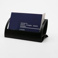 【CW】◆๑♣  New Aluminum Alloy Hollow-out Business Card Holder Cards Display Name Note Paper Office Desktop Organizer