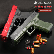 Đồ chơi trẻ em Súng bắn Đạn mềm Glock Seri Mới Nhất Dính Xốp Dùng Cơ Vận