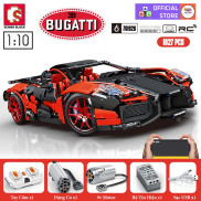 Đồ Chơi Lắp Ráp Kiểu LEGO Xe Bugatti Chiron Divo Điều Khiển Từ Xa TECHNIC