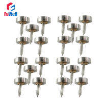 20pcs 16mm x 5mm Mirror Nails Decoration 16mm Cap Diameter Decorative Mirror Screw