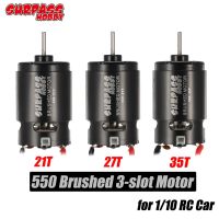 Surpass Hobby 550 Brushed Motor 21T 27T 35T 3-slot for 1/10 RC Drift Car Off-road Crawler Climbing HSP HPI Kyosho TRAXXAS D110