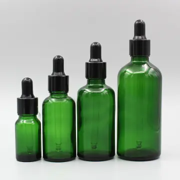 24pcs 5ml 10ml 15ml Amber Essential Oil Glass Bottles With Black Cap  Refillable Dropper Bottles for