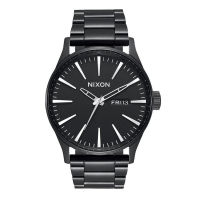 Nixon Sentry รุ่น NXA356001-00 นาฬิกาข้อมือผู้ชาย สายสแตนเลส สีดำ หน้าปัด 42 มม.