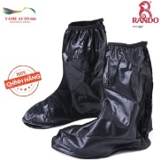 THÔNG DỤNG Giày Boots Đi Mưa Rando Màu đen giúp che mưa an toàn và tiện