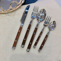 ชุดช้อนส้อมสแตนเลส Flatware Set,Kitchen Utensil Set, Dishwasher Safe Knife Fork Spoon