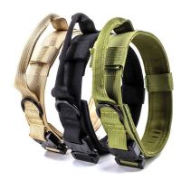 TRANQUILLT Tactical heavy duty Nylon large Dog Collar collar K9 Military with Metal Buckle