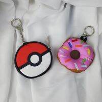 Cartoon hang bag accessories small headphones package decoration accessories doughnuts widgets