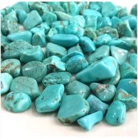 10 Ounce Turquoise Tumbled Stones Natural Gemstones Crystals Healing Rocks W3059